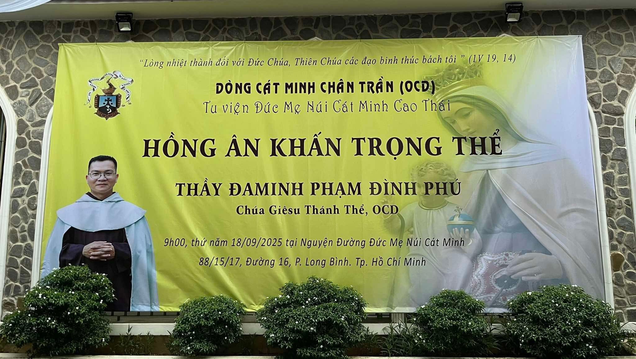 You are currently viewing A Generous Yes: Solemn Profession of Bro. Dominic Pham Dinh Phu, OCD